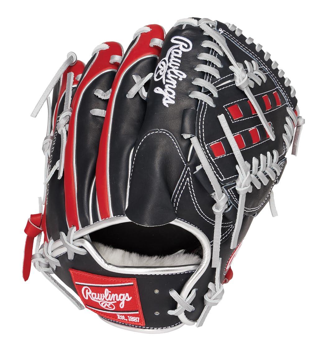 Rawlings Baseball Glove Softball Adult HOH PRO EXCEL Wizard #02 COLORS GR5HW2CA15MG Navy/Scarlet [Pitcher's Glove] Size 11.75 ※Right-handed (Left-hand wear)