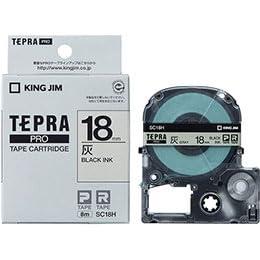KING JIM Tepla PRO Tape 18mm Gray KJ-SC18HX5
