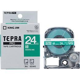 KING JIM Tepla PRO Tape Vivid 24mm Green KJ-SD24GX5