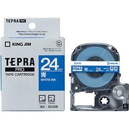 KING JIM Tepla PRO Tape Vivid 24mm Blue KJ-SD24BX5