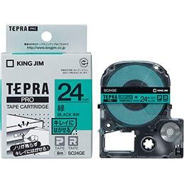 KING JIM Tepla PRO Tape - Cleanly Removable 24mm Green KJ-SC24GEX5