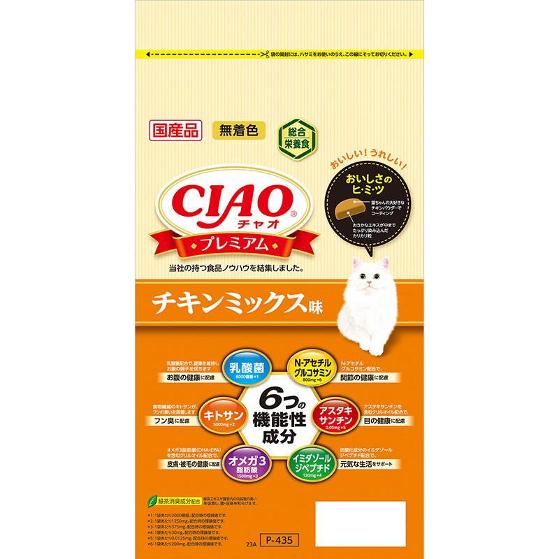 CIAO Premium Chicken Mix Flavor 150g × 4 bags Cat Food Dry Food