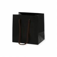 Shimojima Heiko Handle Paper Bag Color CB MW Black 160×160mm 10 Sheets 005330004