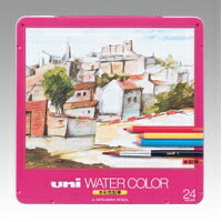 Mitsubishi Pencil Watercolor Pencils Uni Watercolor 24 Colors UWC24C