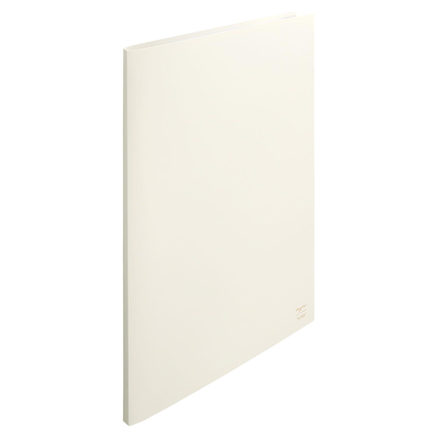 Rihitorabu myfa Fan Activity Poster Collection File B2 Size Holds 24 Posters 12 Pockets Includes Inner Sheets Storage Case Included Milky White N3330-0