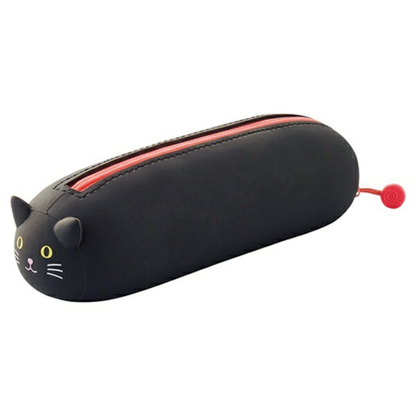 Rihitorabu Reclining Pen Pouch Kuro Neko A7781-3