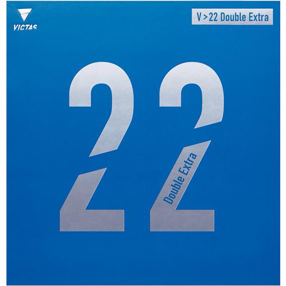 VICTAS Table Tennis Rubber V>22 Double Extra (Back Soft) Red (0040) 2.0 200070