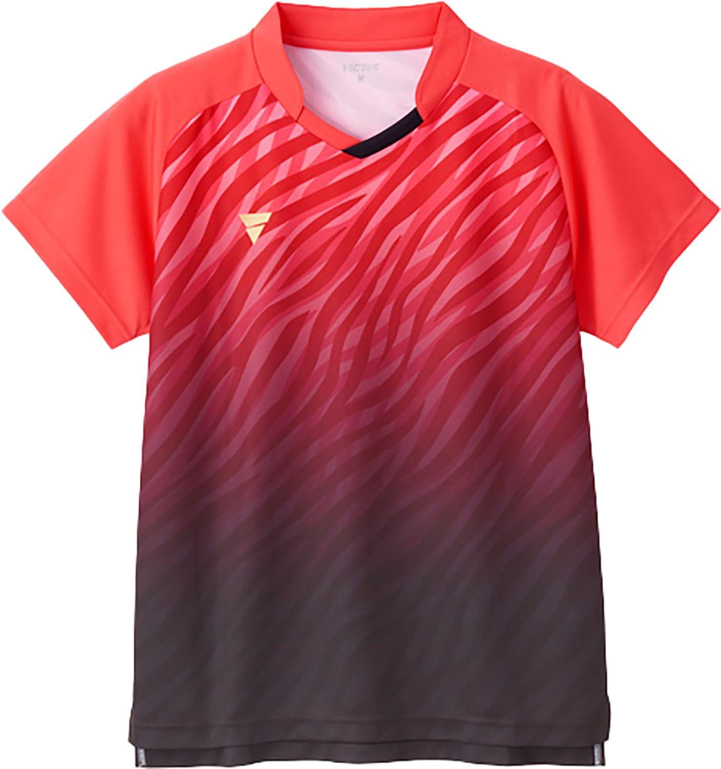 [VICTUS] Table Tennis Game Shirt V-GS501 JTTA-Approved Moisture-Wicking Quick-Dry Unisex Sizes 140cm~4XL Red 3XL 512501