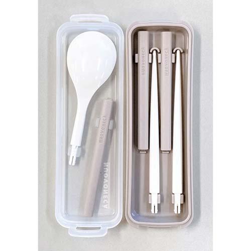 Takeya Chemical Industry (Takeya) Nubannessa Cutlery Set 2 Gray