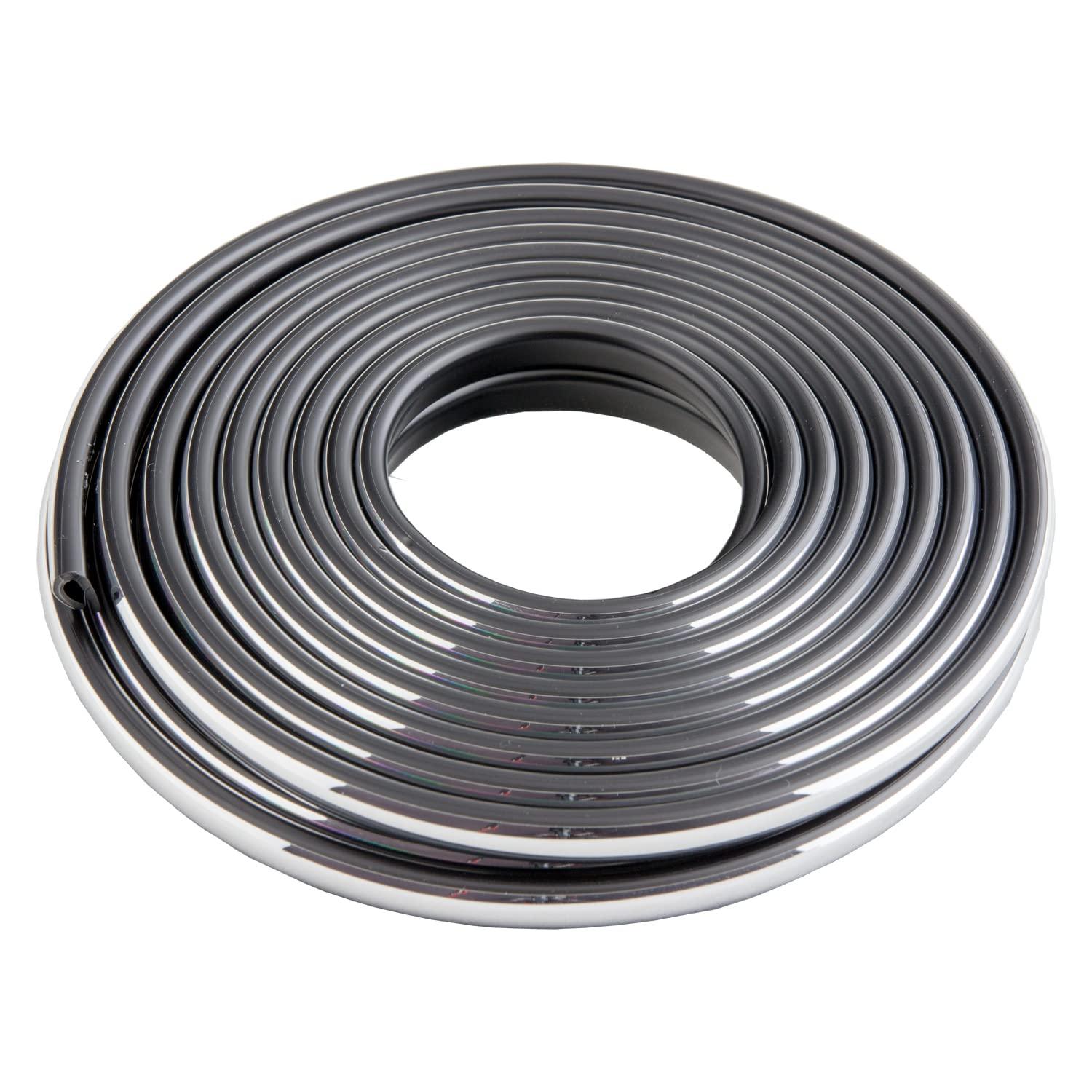 JASPA Create U-Shaped Door Trim Width 10mm, Total Length 6m Chrome X326