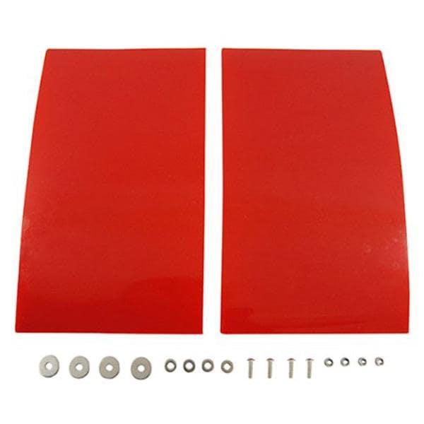 Meltec Light Truck Accessories Light Truck Craftsman Mud Flaps Red Flat Washers (Large 4 pcs/Small 4 pcs) Includes 4 Special Screws and 4 Nuts Meltec TK-666