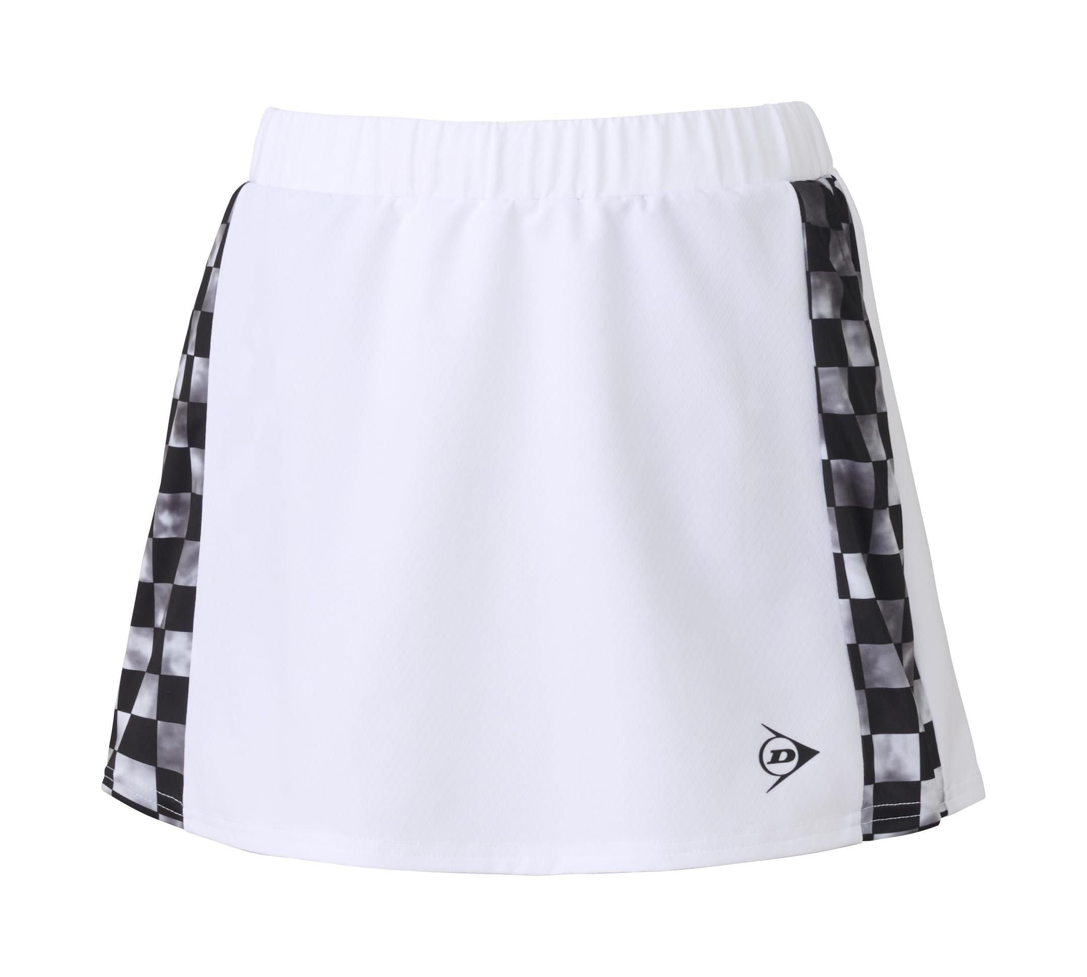 [Dunlop] Tennis, Badminton, Soft Tennis Skirt DAK2482W 2024SS White L