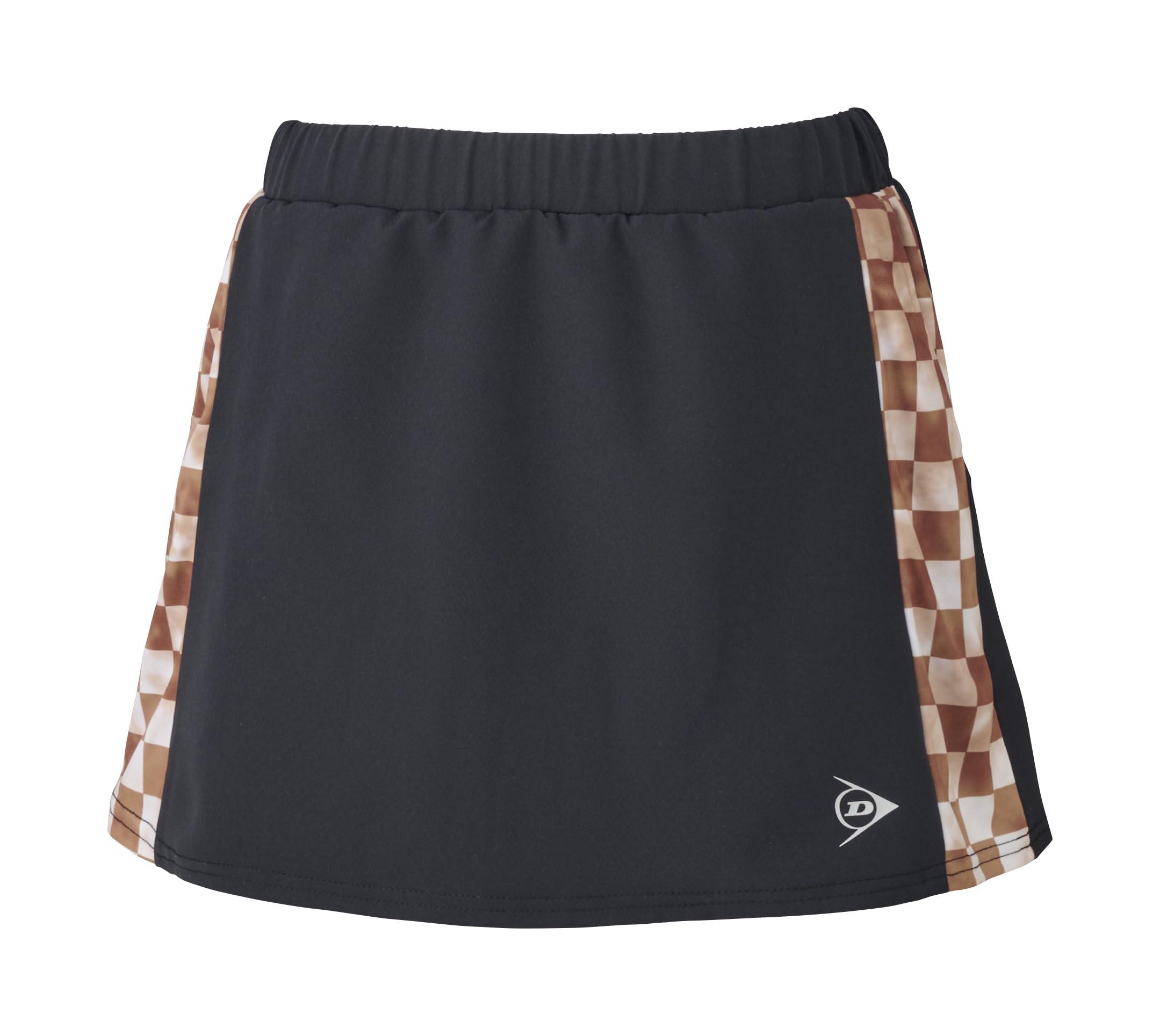 [Dunlop] Tennis, Badminton, Soft Tennis Skirt DAK2482W 2024SS Black 140