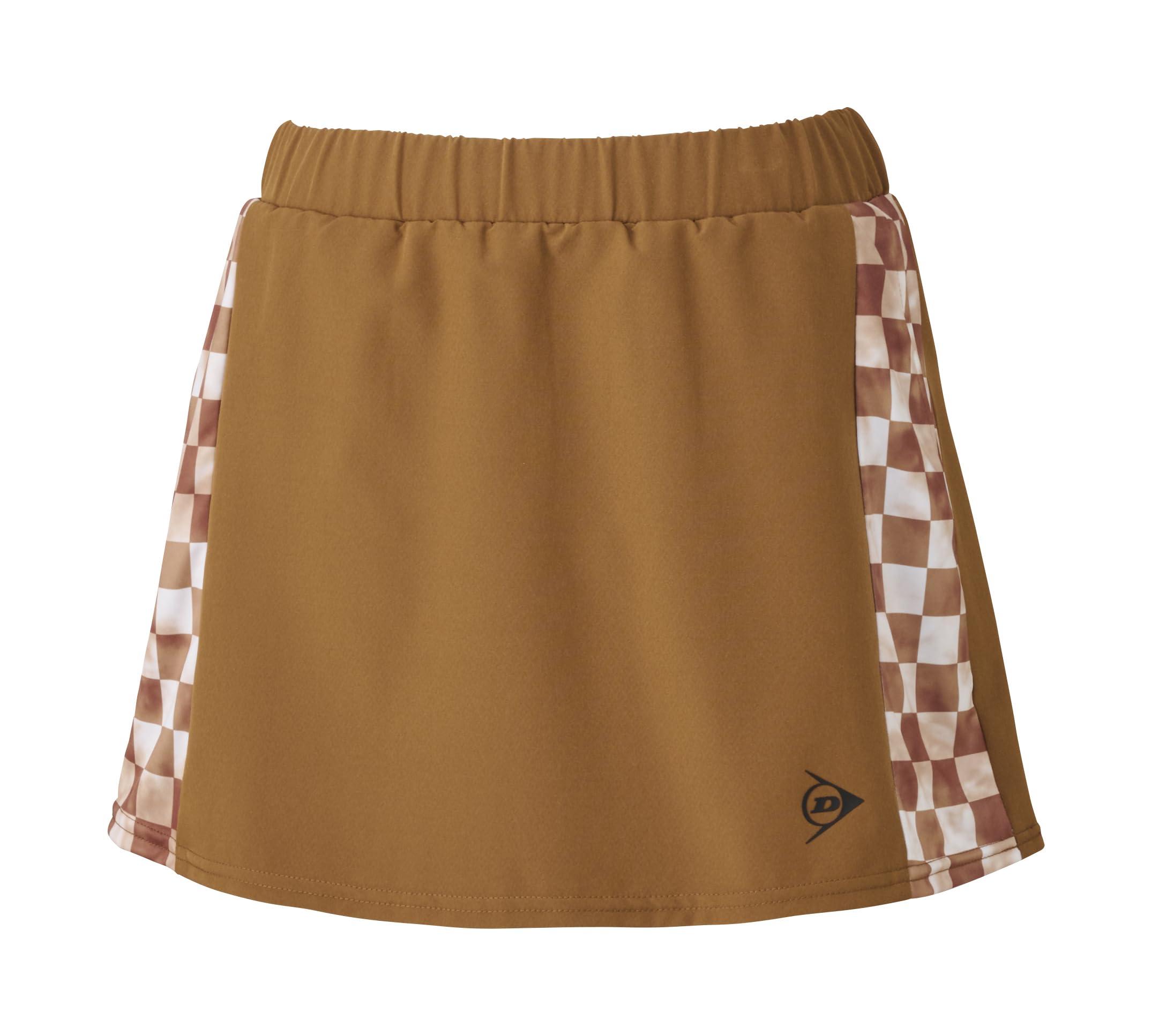 DUNLOP Tennis/Badminton/Soft Tennis Skirt DAK2482W 2024SS Brown 140