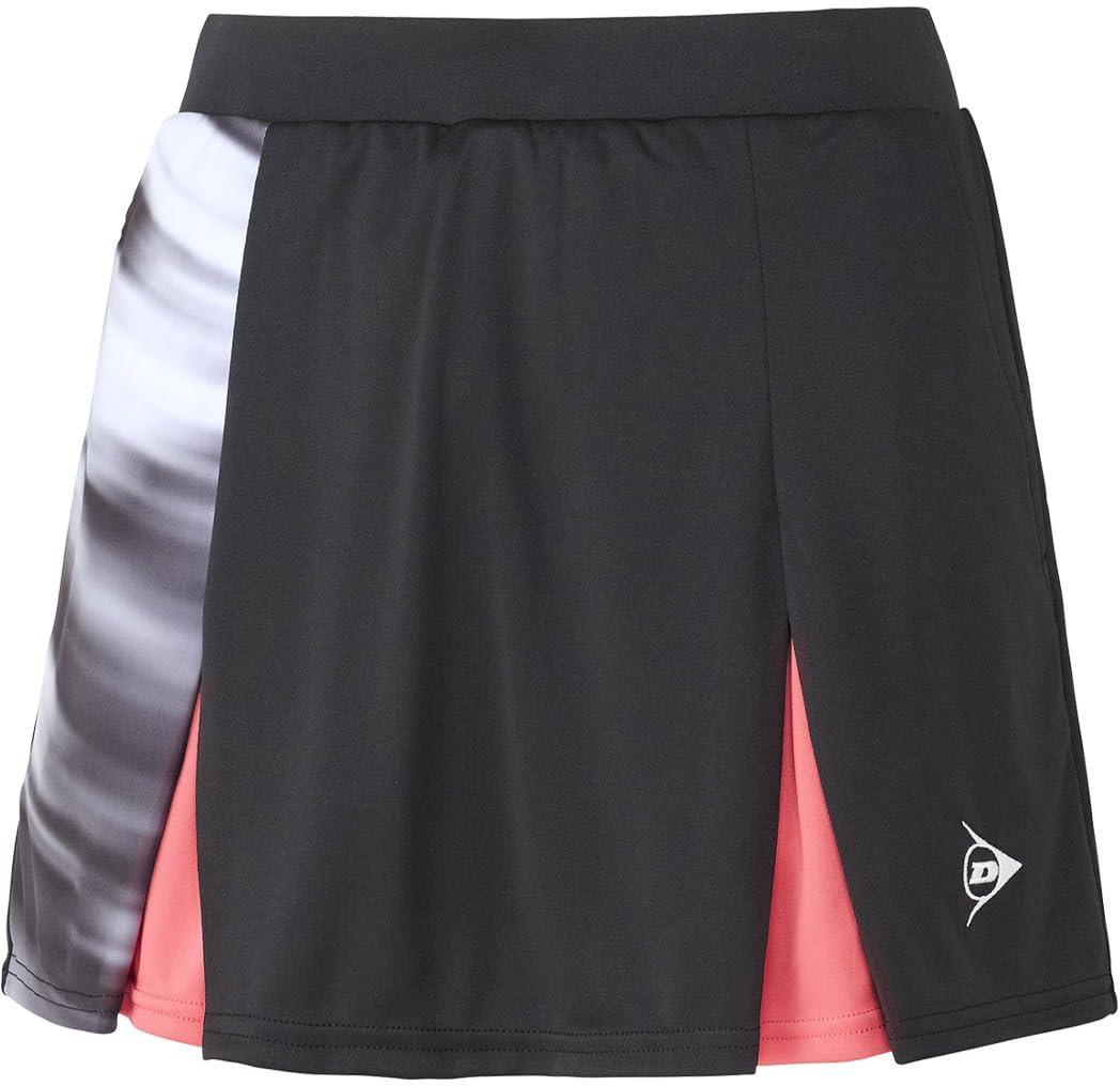 [Dunlop] Tennis Wear Soft Tennis Badminton Game Skirt (with Inner Pants) DAK2492W 2024FW Black O
