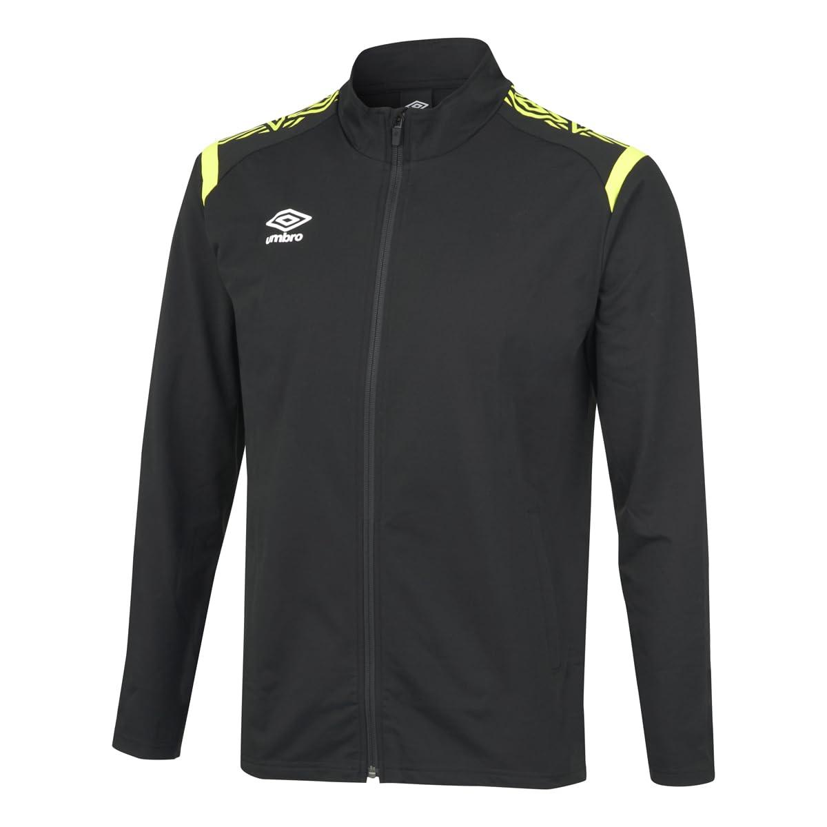 [Umbro] Jersey Soccer Long Sleeve Zipper Moisture-Wicking Stretch Windproof Lightweight Practice Club Team Training Classic Kids Junior Unisex 10 Colors BKYL(UAS2350J) 130