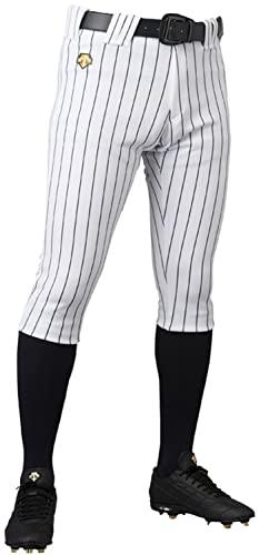 [Descente] Baseball Uniform Pants Short Fit Pants DB-7014PB Men's S White × Black