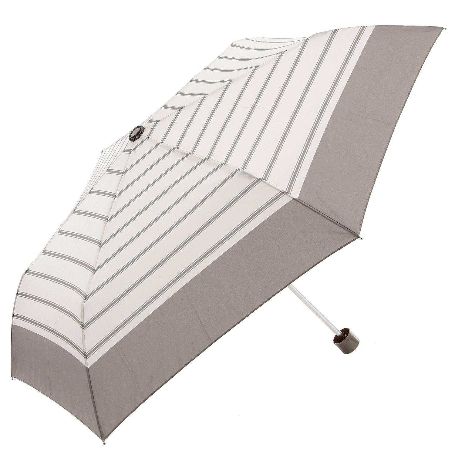 Twin Border Lightweight Mini Umbrella - Gray