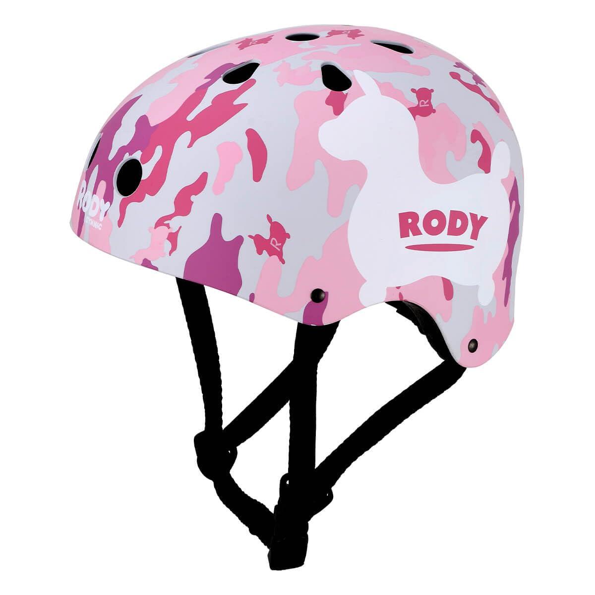 RODY Rody Helmet Bicycle Adult Child 1+ Years Bicycle Helmet SG Standard Ishino Shokai M (Approx. 50-56cm) Camouflage/Pink