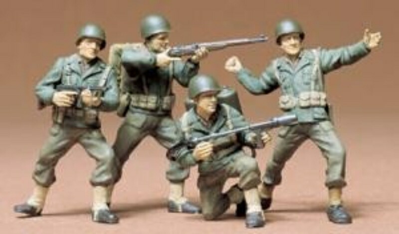 Tamiya 1/35 Military Miniature Series No.13 U.S. Army Infantry Plastic Model Kit 35013