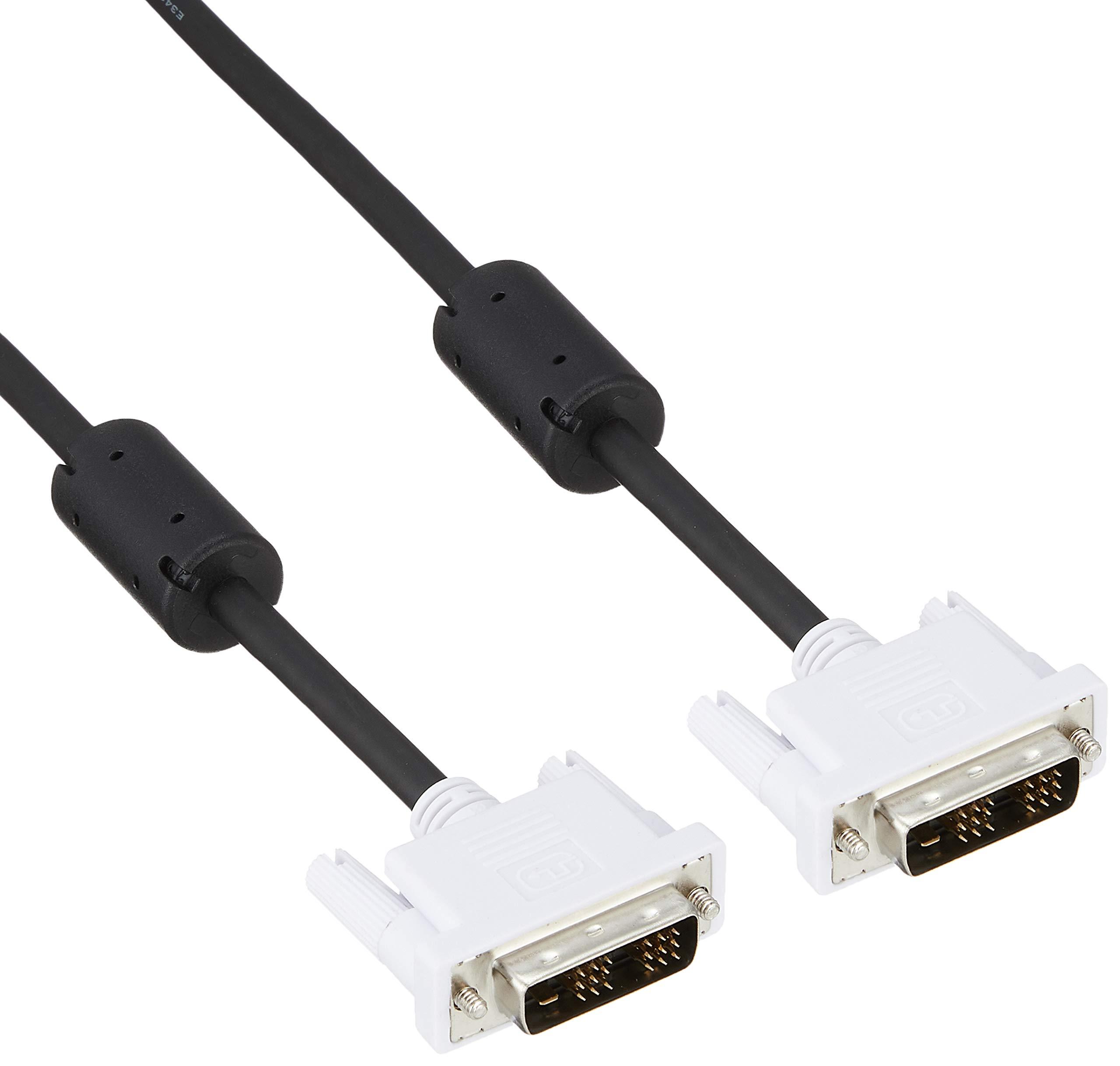 ELECOM Display Cable DVI-D 24-pin Single Link Digital 5m Black CAC-DVSL50BK
