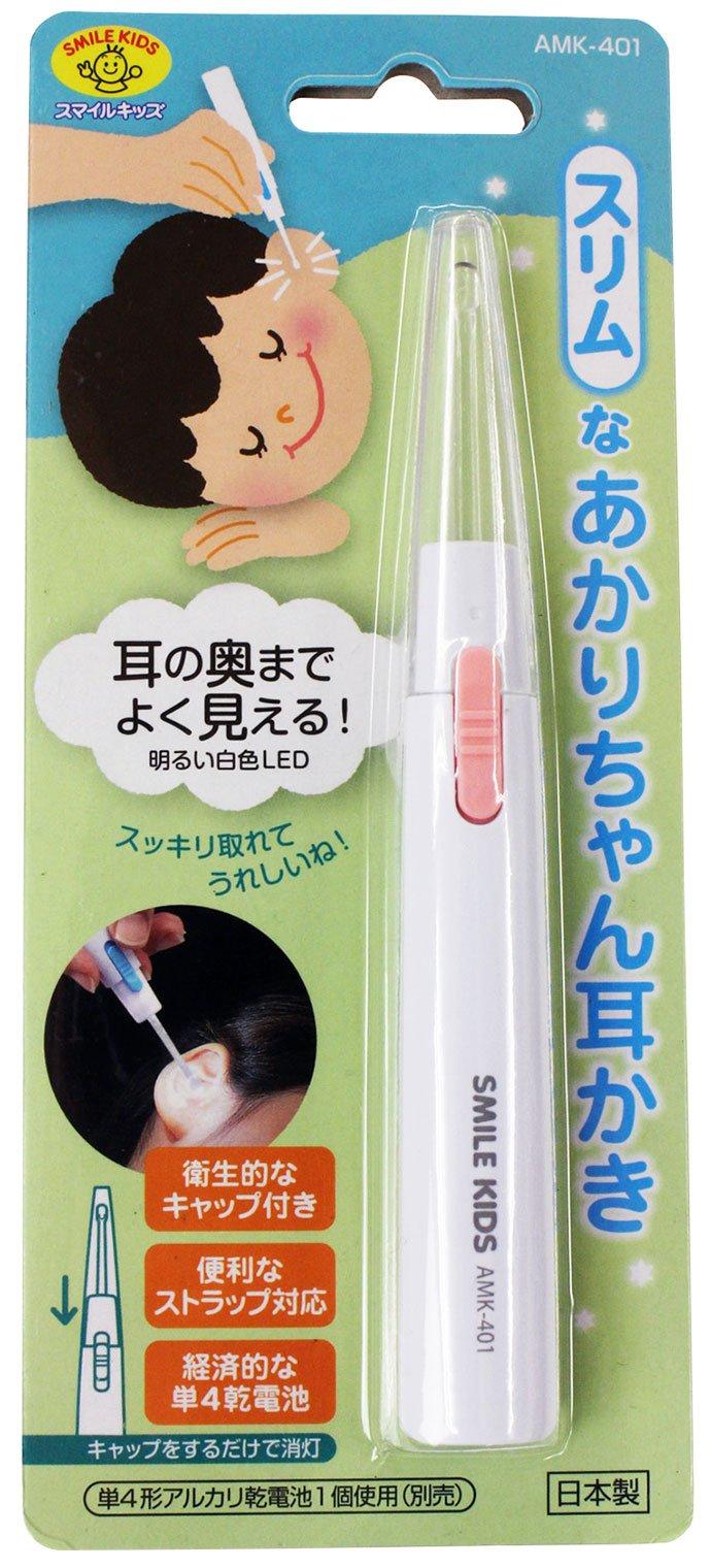 Smile Kids Slim Akari-chan Ear Pick Pink AMK-401