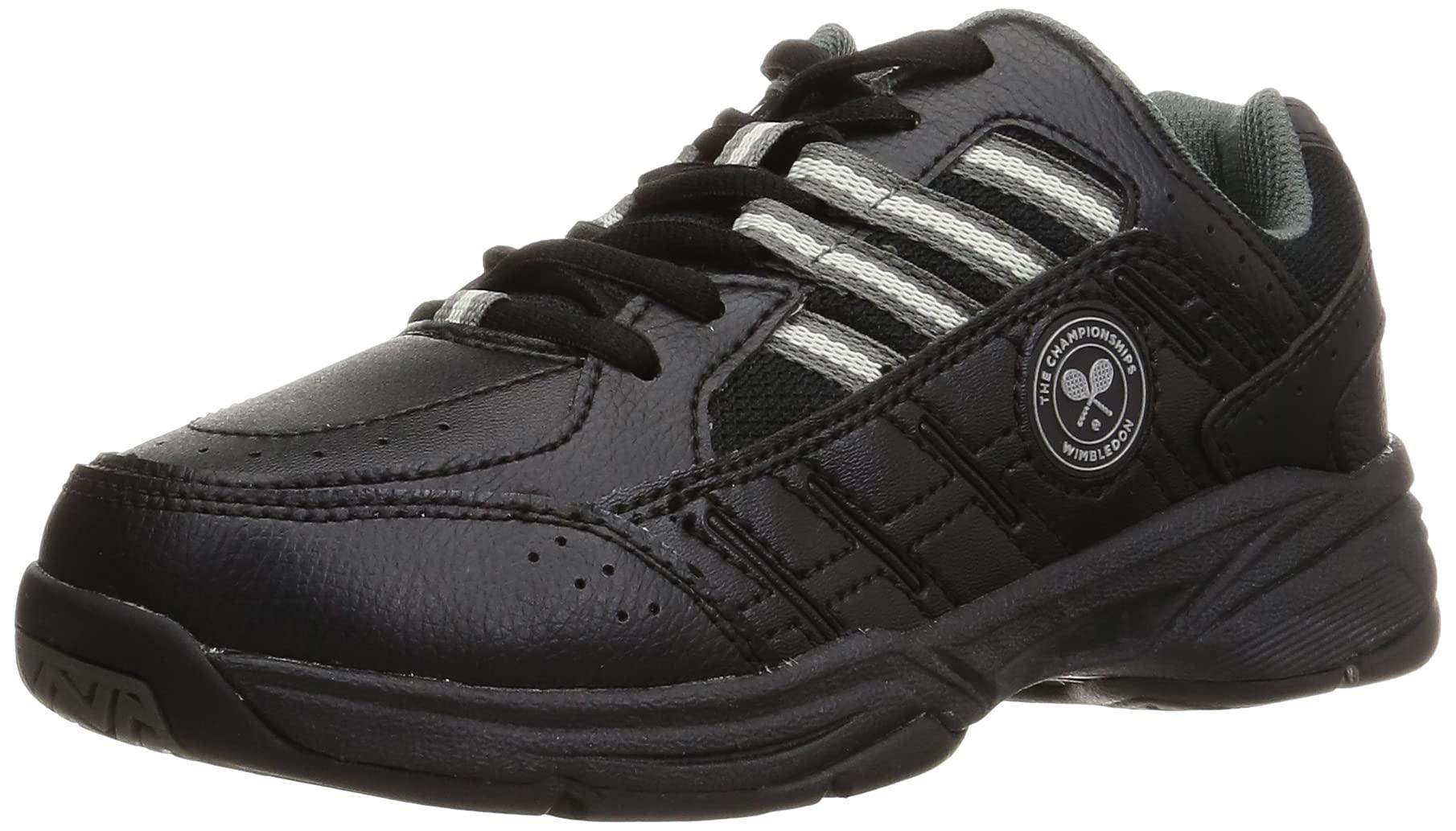 [Wimbledon] Sneakers Tennis School Shoes Wide 4E WB 052 Black 24.0 cm 4E