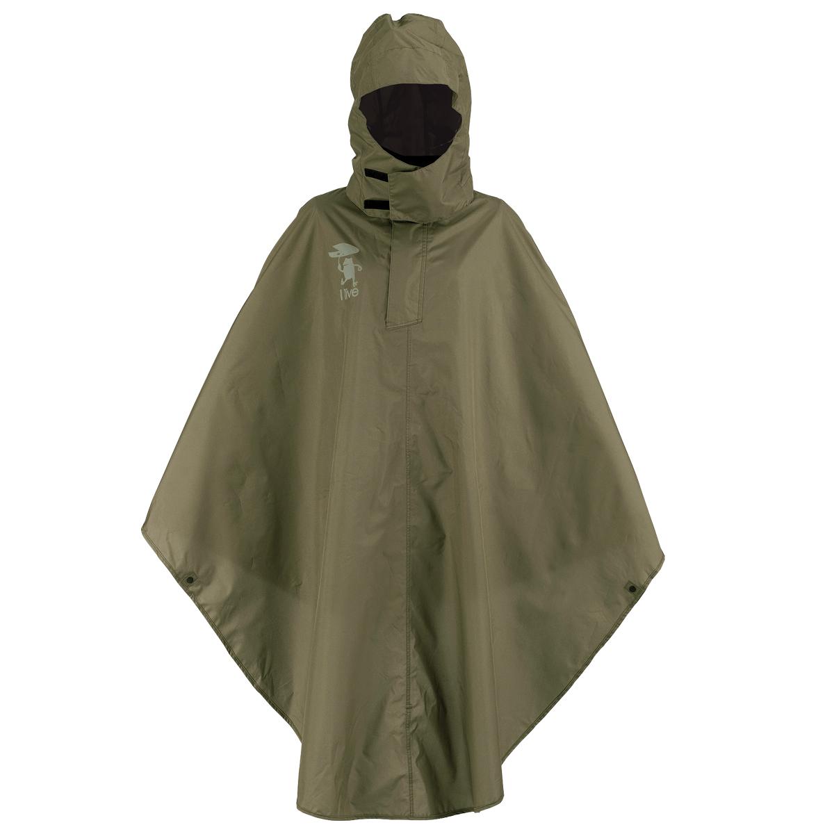 I live The Cyclist's Poncho Olive
