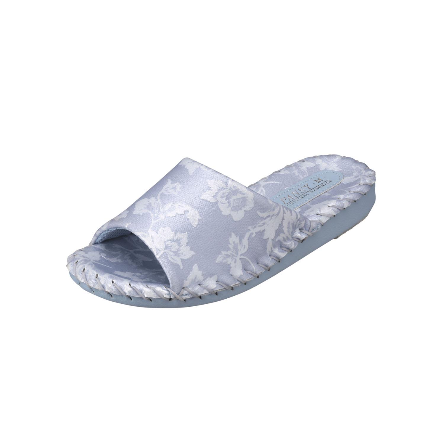 [Pansy] 9389 Indoor Slippers Room Shoes Women's Durable Antibacterial M Blue