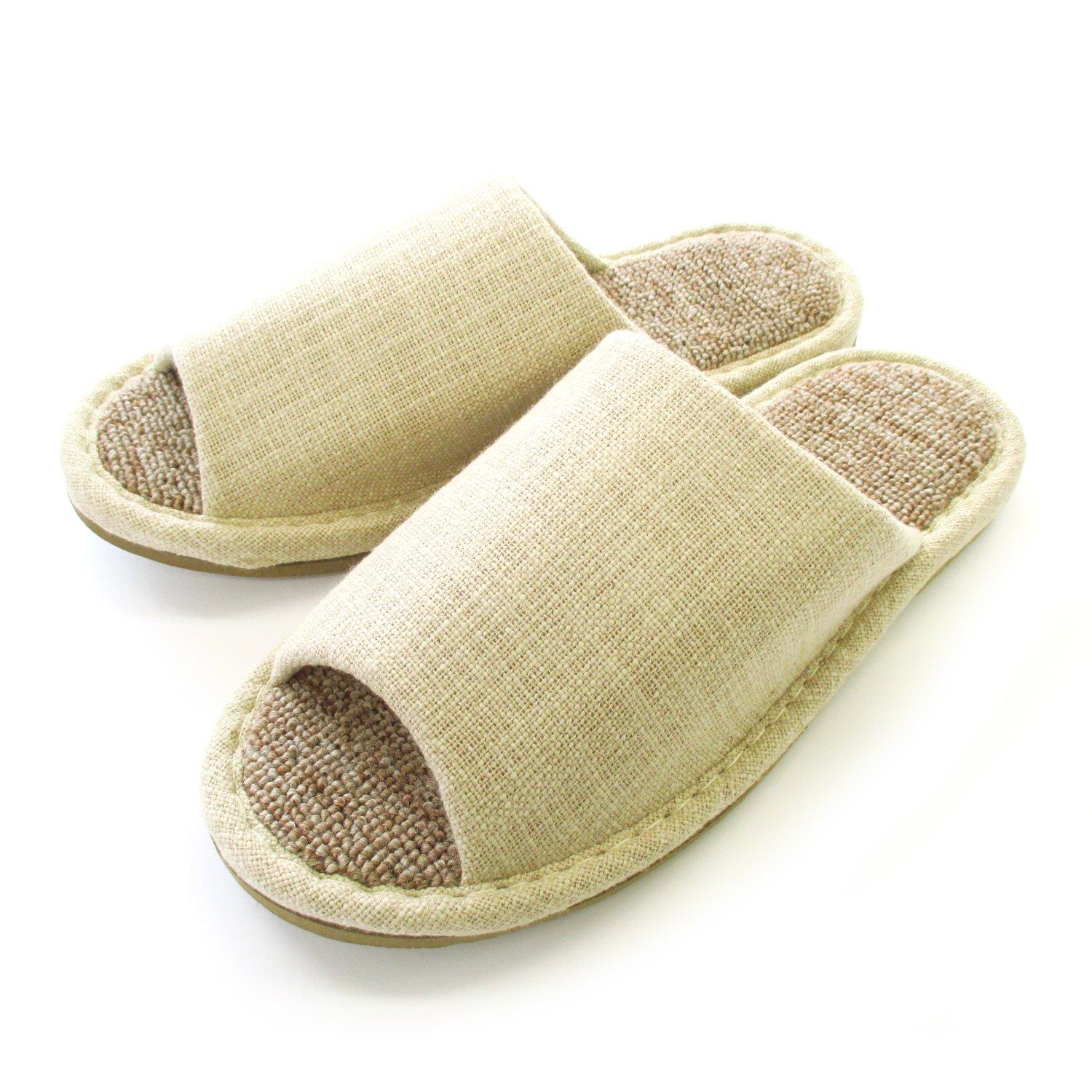 ECRU Pile Slippers - Sand Beige - L