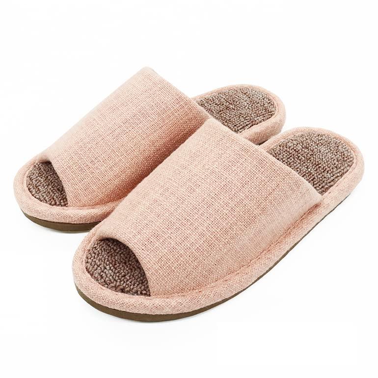 ECRU Pile Slippers - Coral Pink - M