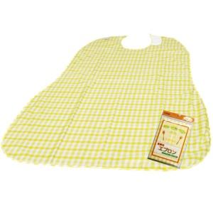 Plus Heart Meal Apron 1-Piece Pack Yellow Super Water-Repellent Long & Wide 73735
