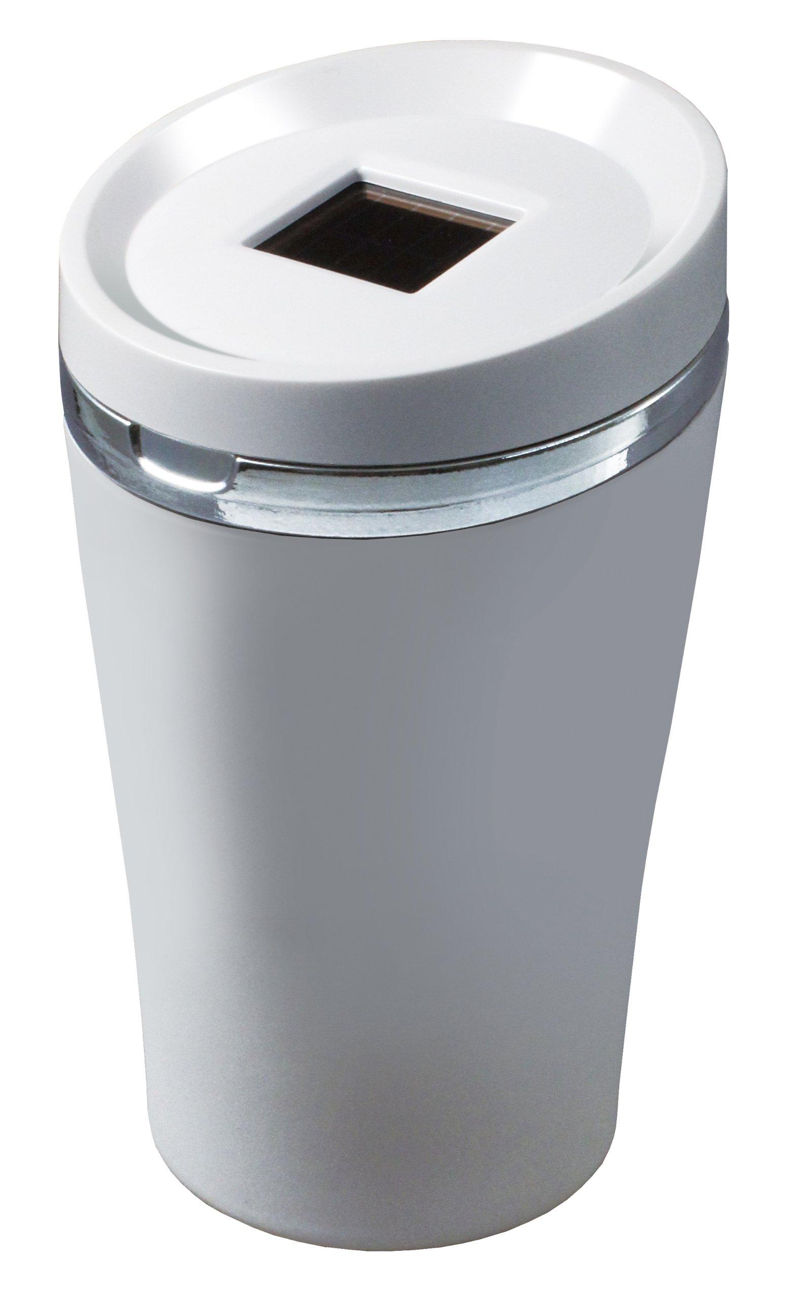 Tsuchiya Yac Car Interior Accessories Tumbler Ashtray White 18.11×12.19×8 cm PZ-627