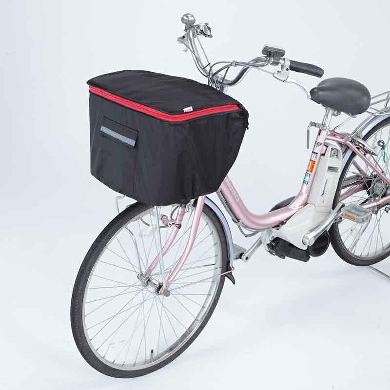 Kawasumi Seisakusyo Bicycle Basket Cover DX (Front Type) KW-250BK Black