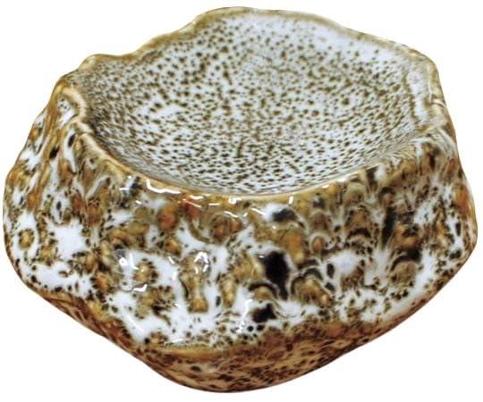 Yamako Rock Single Dish Yuzu White #79411