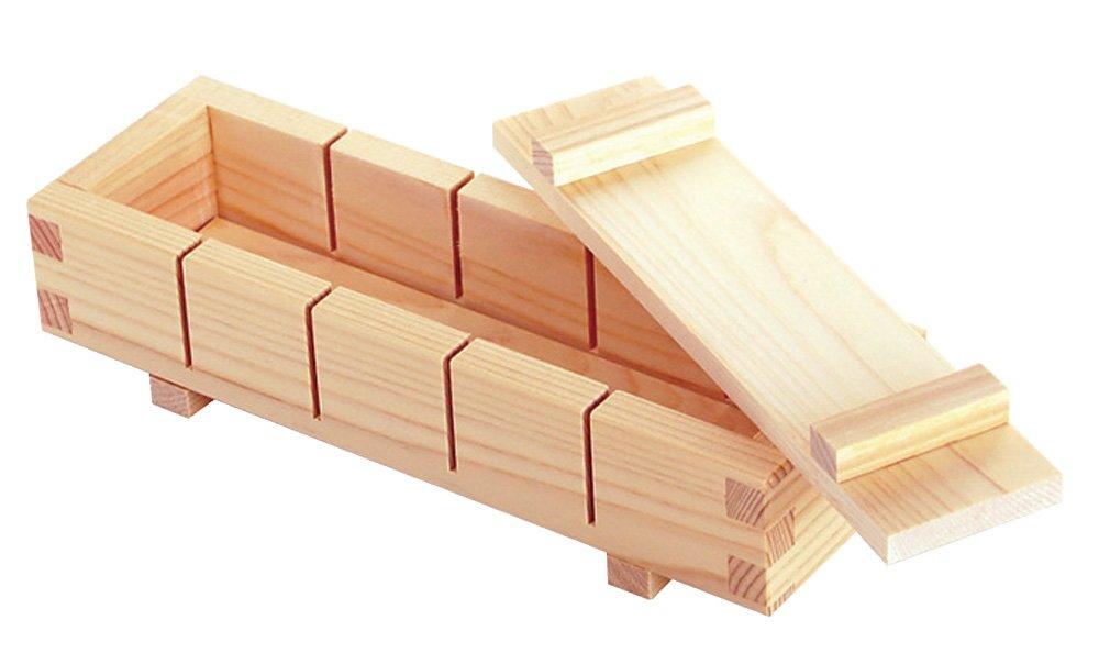 Yamako Hinoki Pressed Sushi Mold, Five-Cut (Approx. 0.3 Go) Made in Japan 825134