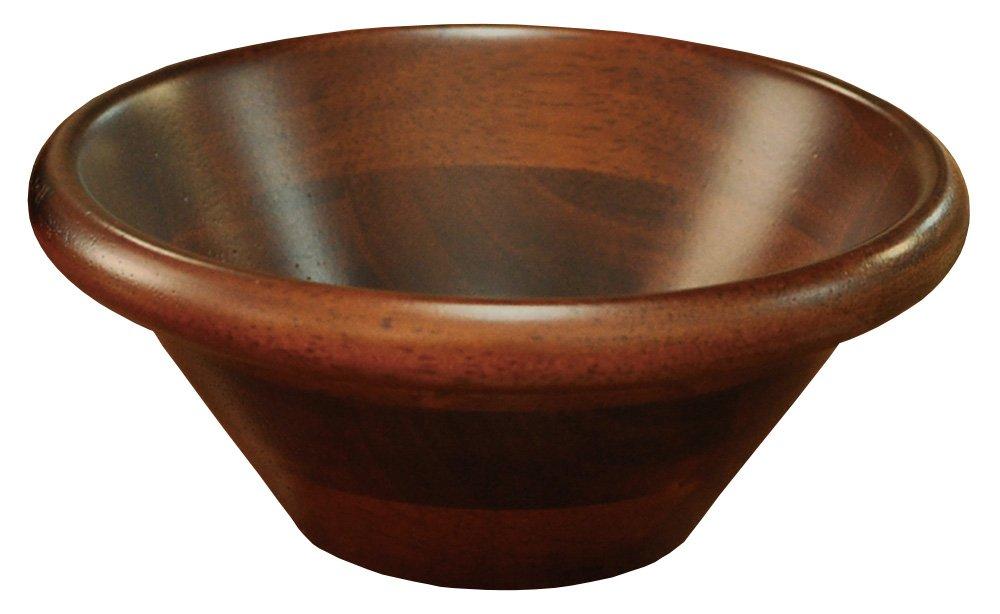 Yamako Natural Wood Salad Bowl, 15cm Diameter, Brown