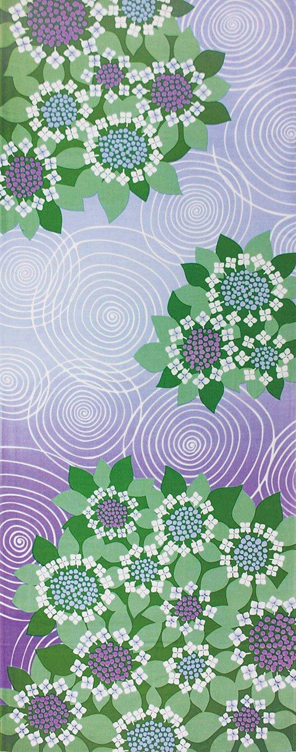 Yamako Shikisai Cloth Tenugui Hydrangea 35×90cm 87551
