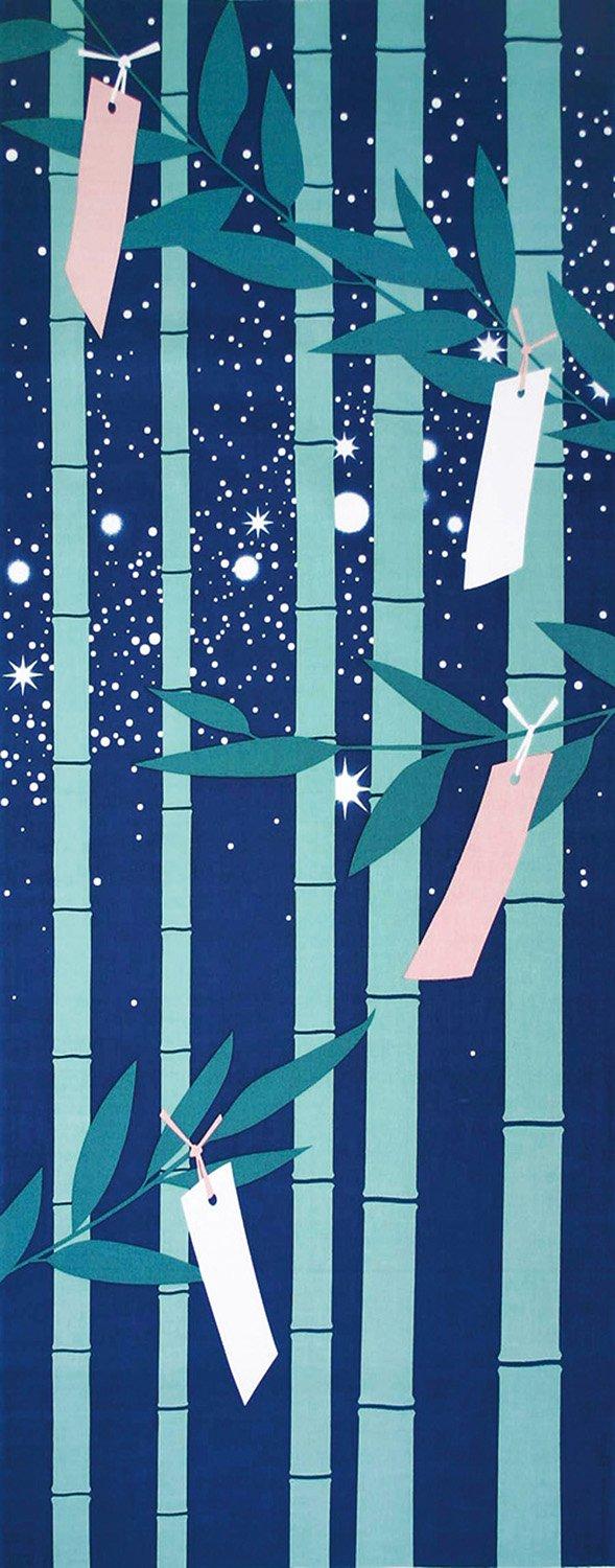 Yamako Shikisai Cloth Tenugui Tanabata 35×90cm 87552