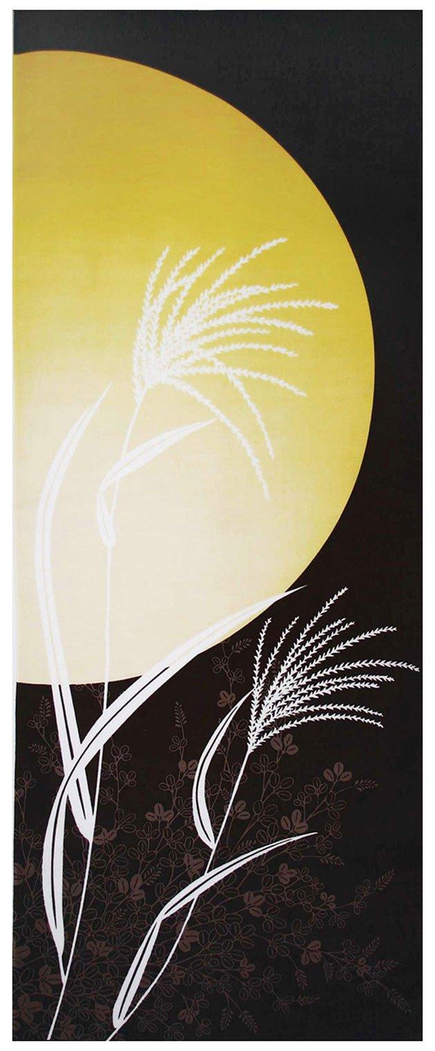 Yamako Shikisai Cloth Tenugui Moon Viewing 35×90cm 87554
