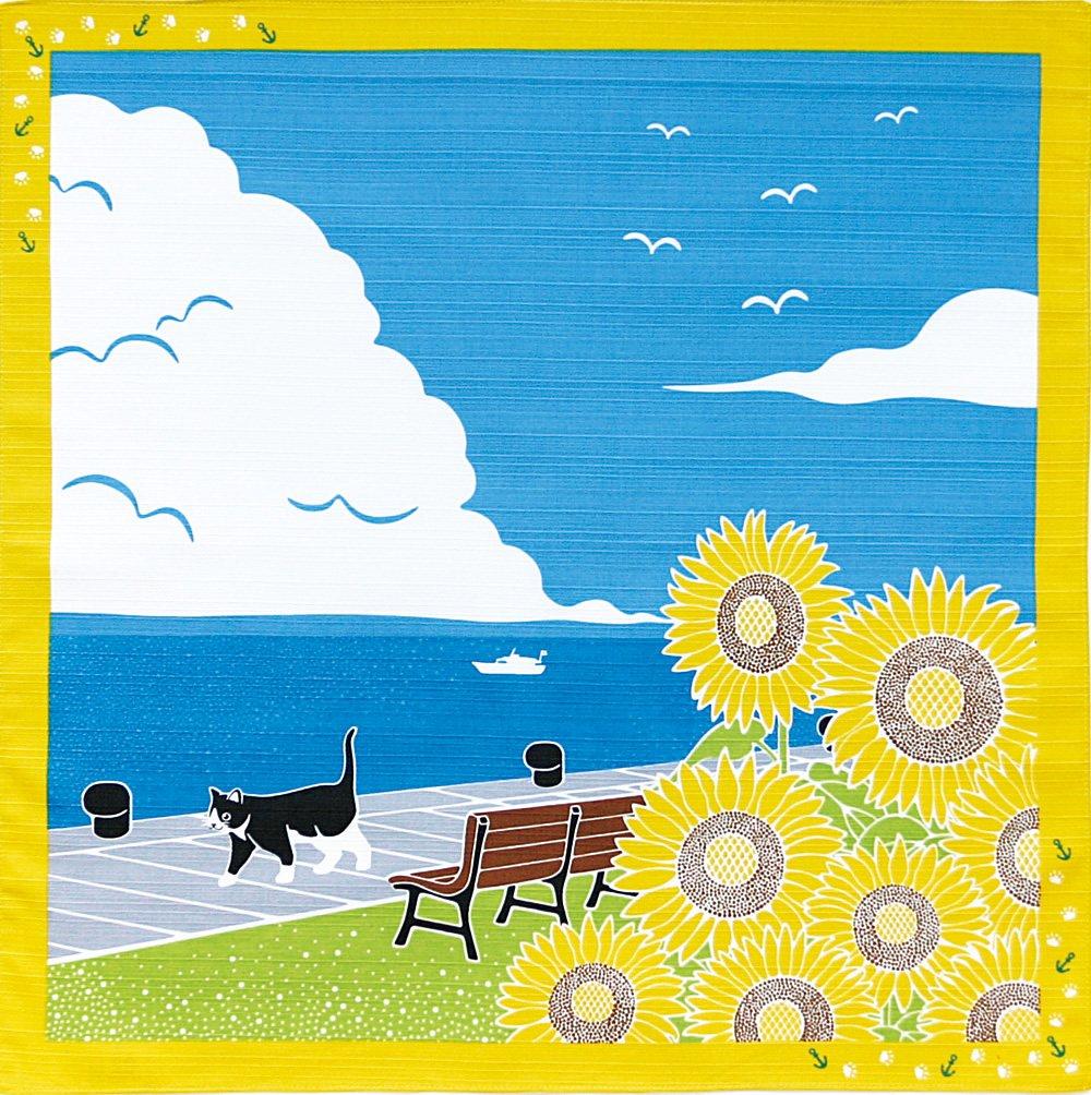 Yamaco Small Furoshiki for Occasional Walks Sunflower 50×50cm 88592