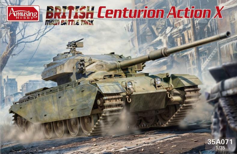 AMH35A071 Amusing Hobby 1/35 British Main Battle Tank Centurion Action X