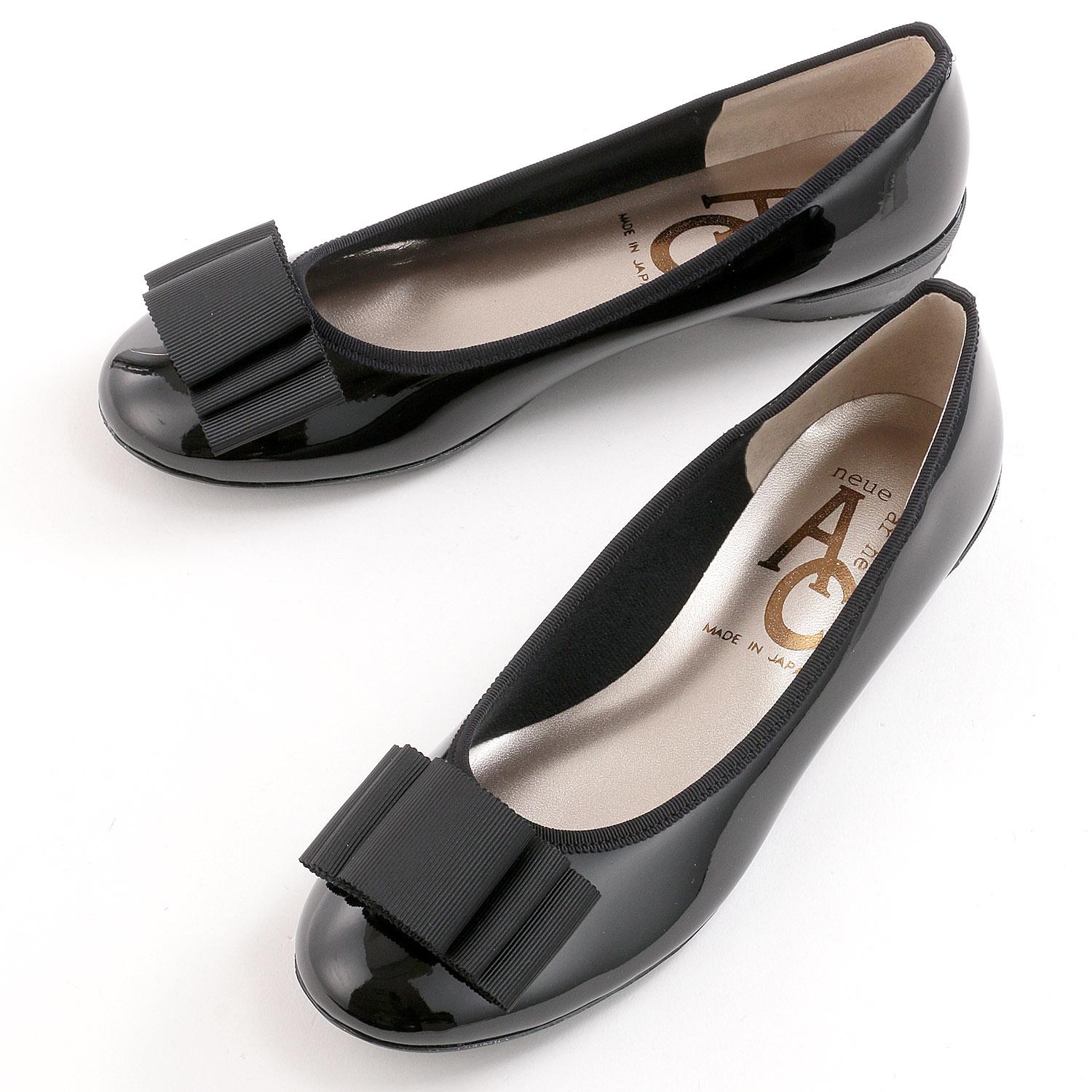 AC Ribbon Pumps 1527 Black 24.5cm