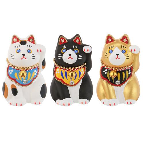 Mingei Maneki-neko (Lucky Cat) - White