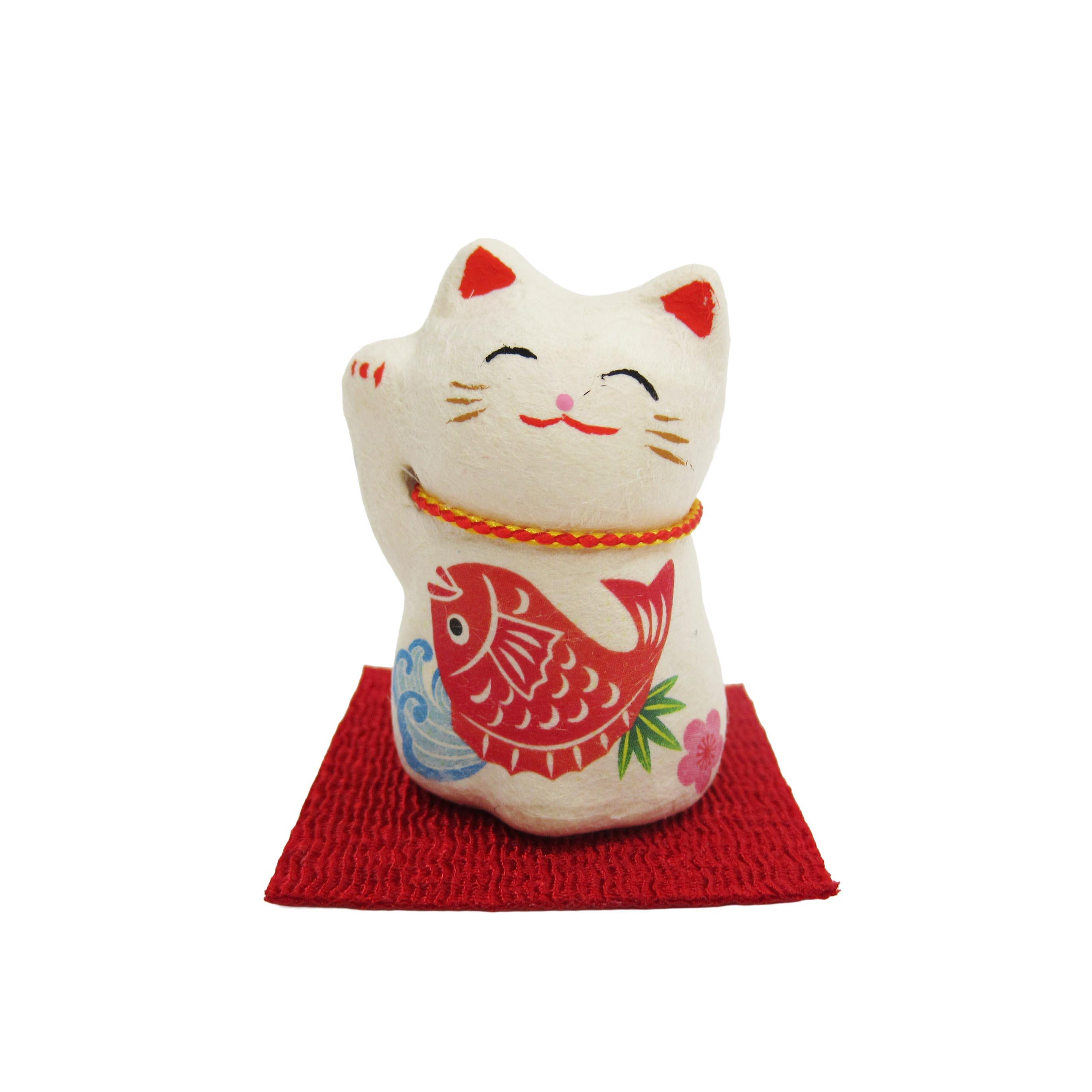 Torn Washi Paper: Japanese Colors Maneki-neko (Mini)/Lucky Sea Bream
