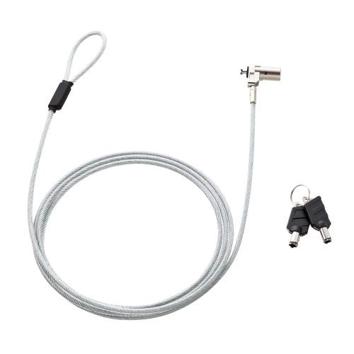 φ4.4mm x 2.0m PC Security Wire Set (Small Cylinder)