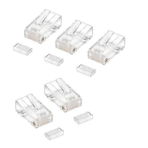 LAN Cable Connectors (CAT5e / Solid Wire / 100 pcs)