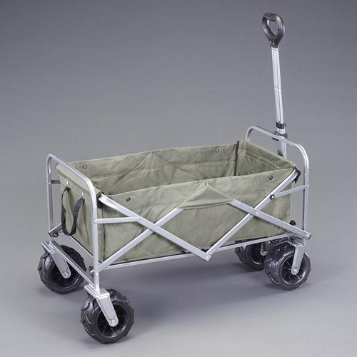 450x800mm／60kg Carry Cart (Foldable／With Stoppers／OD)