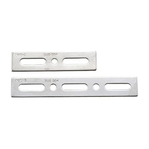 24x100mm Flat-Type Connecting Bracket (Stainless Steel)
