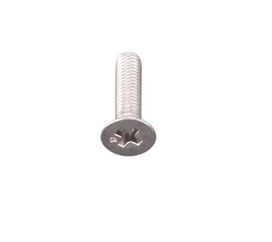 M4x10mm Flat Head Screws (Stainless Steel / Magnetic / 30 pcs)